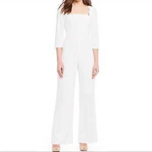 NWOT Adrianna Papell soft white jumpsuit. Size 2